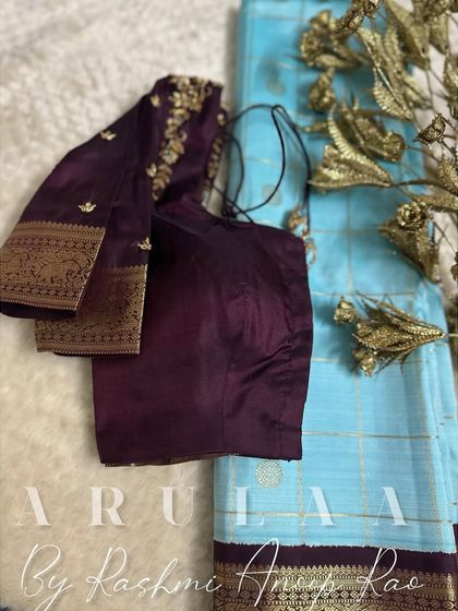 Arulaa by Rashmi Anoop Rao - Custom Bridal & Occasion Wear for Women A Kaleidoscope of Blouses photo 16