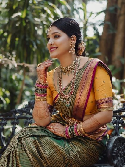 Shwetha Mahadev - Bridal Makeup Artistry Vibrant & Colourful Bridal Styles photo 21