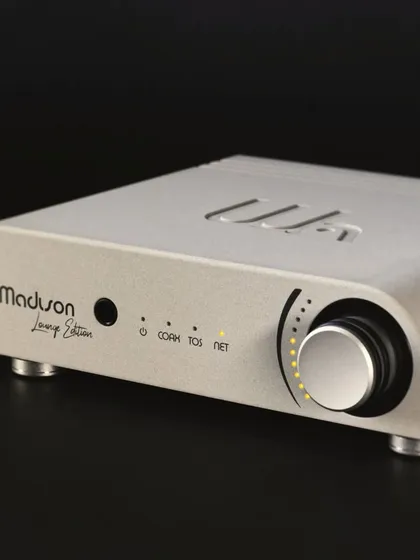 The Wattson Audio Madison DAC/Controller is more versatile and performs better than its tiny size suggests. It's a high-performance digital hub with Swiss precision.