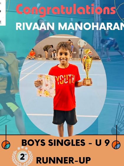 Manoj Kumar - Badminton Coaching for Kids & Youth Our Tournament Champions photo 47