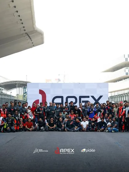You're not just a number on a timesheet. You're part of the Apex tribe. This is our community of riders, from first-timers to seasoned pros, all sharing the tarmac at Buddh International Circuit.