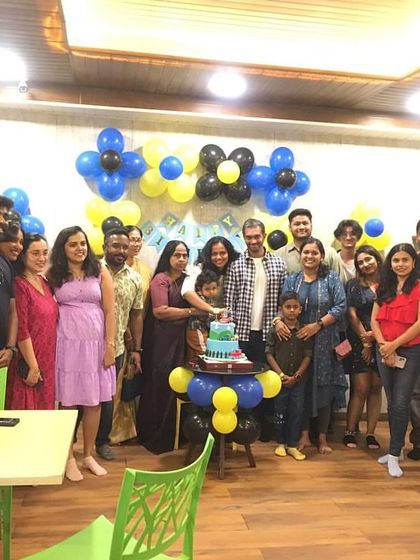 It's a joy to see the whole family come together to celebrate. My party hall offers plenty of space for large groups to gather, take photos, and share in the happiness of a child's birthday.