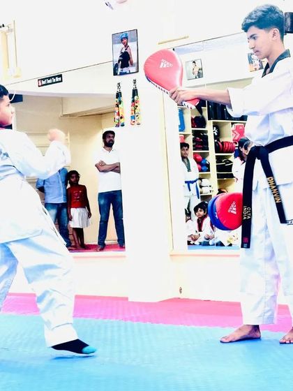 CTA Taekwondo & Fitness Clubs - Taekwondo for Kids & Teenagers Dynamic Kicking & Sparring Drills photo 12