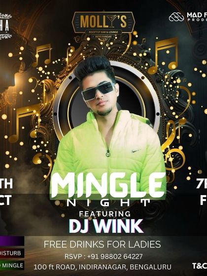 'Mingle Night' at Molly's Rooftop Bar. This was a fun, interactive event where I provided the soundtrack for singles to meet and mingle, showing I can cater my music to unique social concepts.