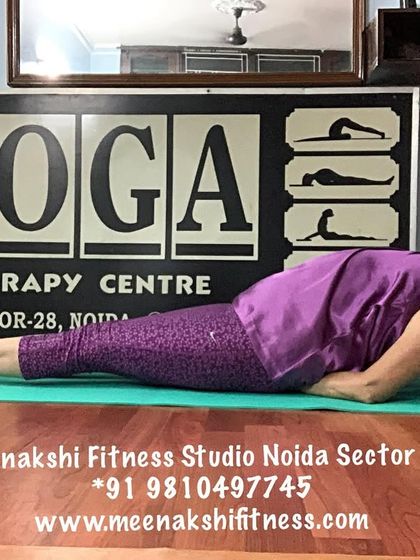 Matsyasana, or Fish Pose. This supported backbend is excellent for opening the throat and chest, and can be modified for all levels.