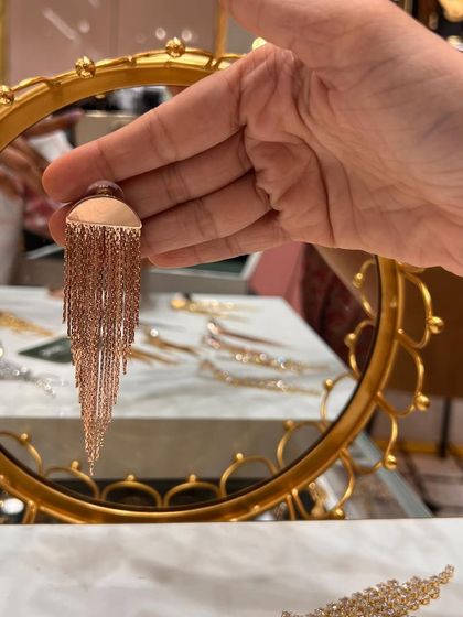 Our tassel earrings are also available in a trendy rose gold finish. This warm tone is flattering on all skin types and adds a modern touch to any look.