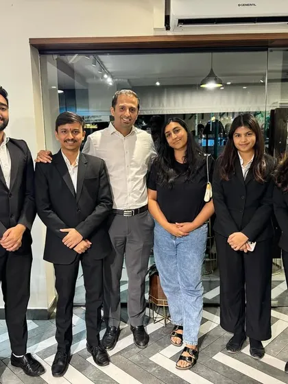 Another shot with our enthusiastic interns from NLS and Ramaiah Bangalore.