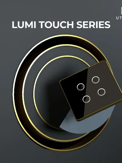 Introducing the Lumi Touch Series. These smart switches are designed to be the centerpiece of your control system, transforming any room into a symphony of technology with their elegant design.