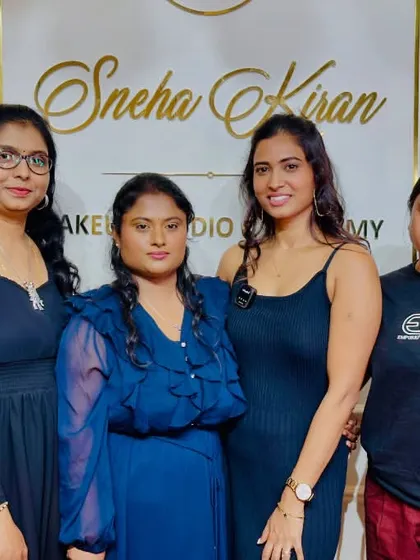 This is a proud moment with my Pro Batch 08 students on their certification day. When you complete my ISO-certified course, you leave with a professional portfolio, in-depth knowledge, and the confidence to take on the world as a makeup artist.