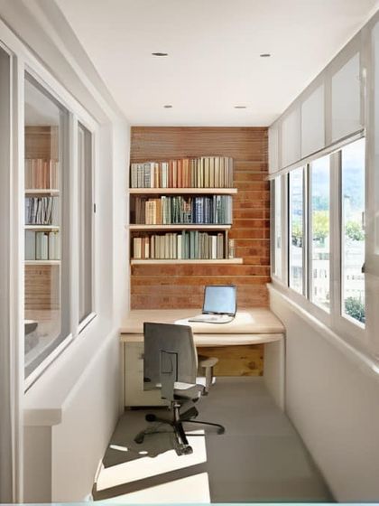 Interiors - Balcony Design & Landscaping Balcony Home Offices photo 3