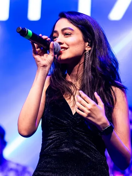 Interacting with the audience during a live show. Making that connection is the most important part of what I do.