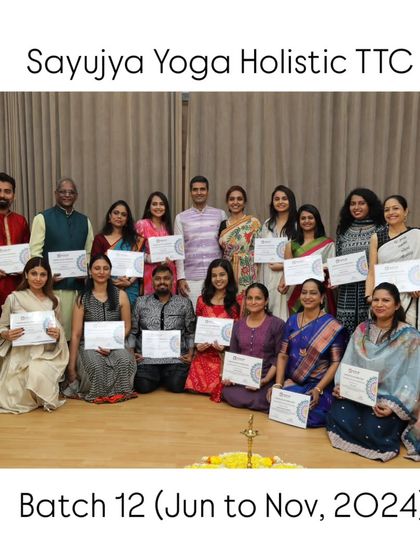 Group photo of our 12th batch of Holistic YTTC graduates after their certification ceremony.