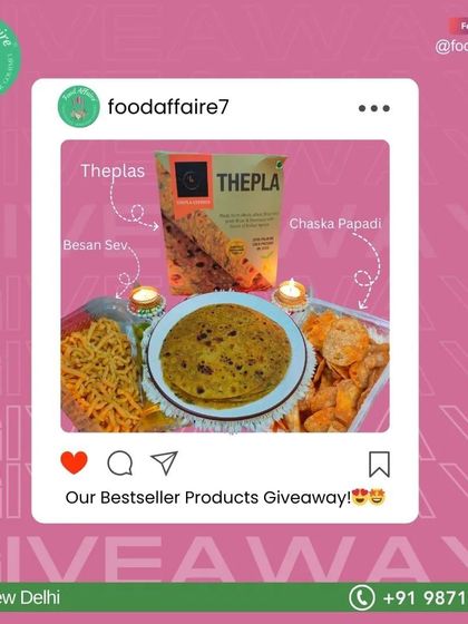 We are doing a giveaway of our bestseller products, including our travel-friendly Theplas. These are a must-have for anyone on the go.