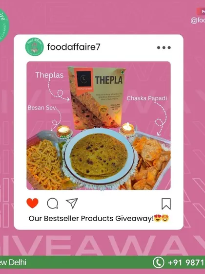 We are doing a giveaway of our bestseller products, including our travel-friendly Theplas. These are a must-have for anyone on the go.