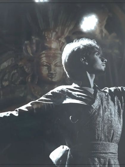 As the great Guru Birju Maharaj said, "Dance is nature." Kathak helps me find the balance between mind and soul. This image captures a moment of connection with that inner rhythm.