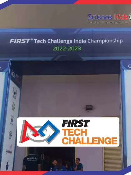 The official entrance to the FIRST Tech Challenge India Championship. For our students, walking through this archway is the culmination of months of hard work and the start of an intense, rewarding competition.
