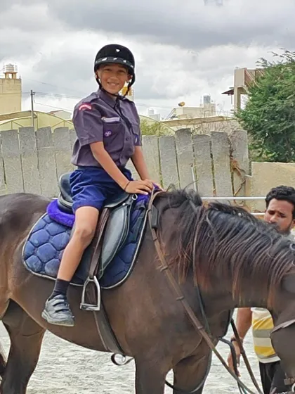 We offer unique opportunities for physical and personal growth, including horse riding. This activity helps our students build strength, balance, and coordination, while also teaching them valuable life skills like patience, discipline, and empathy.