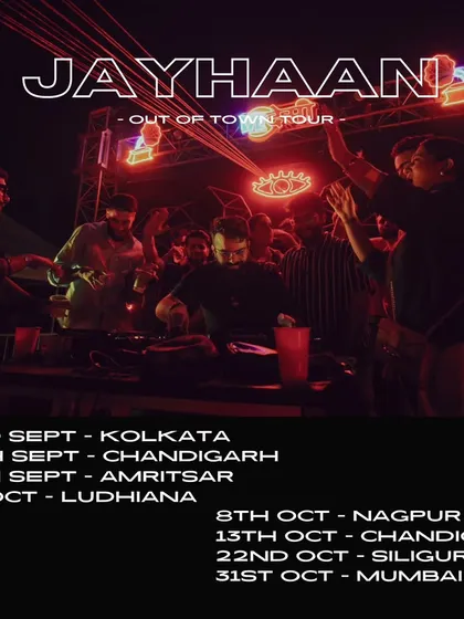 Hitting the road and bringing the sound to new cities. This poster maps out one of my recent multi-city tours, from Kolkata to Chandigarh. Always excited to connect with new crowds.