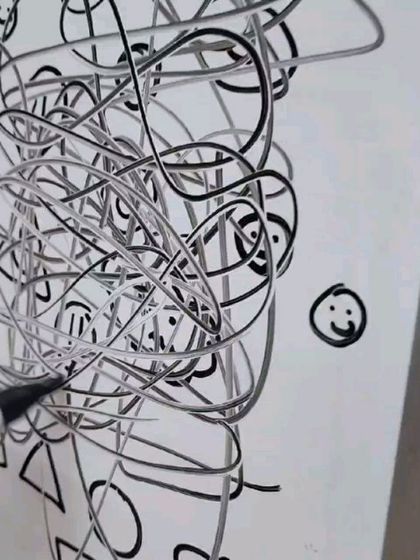 This is where the magic begins. A simple scribble on a whiteboard turns into a world of characters and shapes, showing kids how to find art in the most unexpected places.