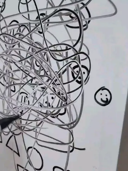 This is where the magic begins. A simple scribble on a whiteboard turns into a world of characters and shapes, showing kids how to find art in the most unexpected places.