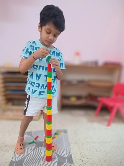 Siksha Montessori - Montessori Preschool & Kindergarten (Ages 2.5-6) Sensorial Exploration: Learning Through the Senses photo 33