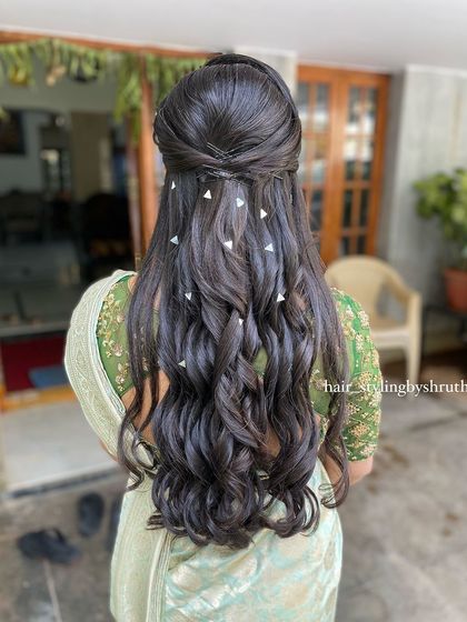 Shruthi - Bridal & Event Hairstyling Modern Styles for Sangeet & Receptions photo 47