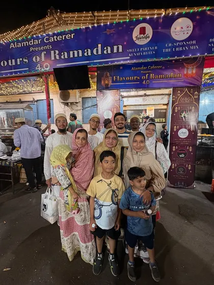 A lovely family photo from our Ramzan Dawat. We are honoured to host so many families and be a part of their festive celebrations.