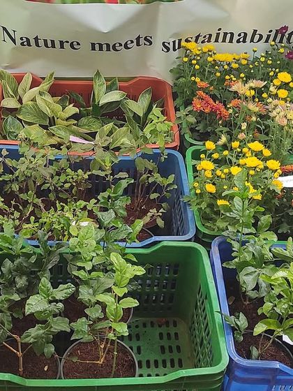We are so proud of our students from HCC who hosted their own farmers market. After learning sustainable practices on our urban farm, they grew and marketed their own leafy greens, plants, and vegetables.