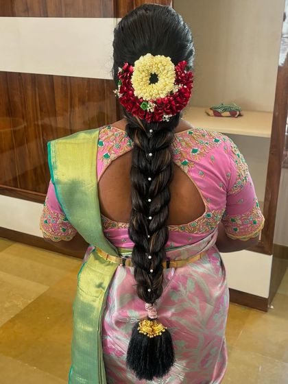 Laxmi Ramkrishna - Special Occasion Hairstyling Traditional South Indian Braids photo 21