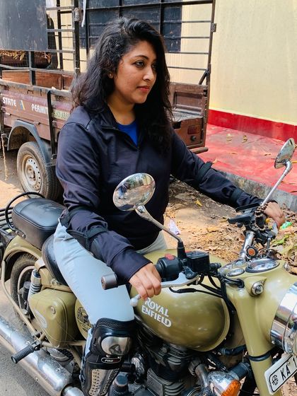 A graduate looks on, poised and ready. She has the skills and the confidence to handle the road.