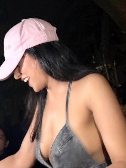 A close-up, candid smile. Even when I'm focused on the music, the joy of performing always shines through.