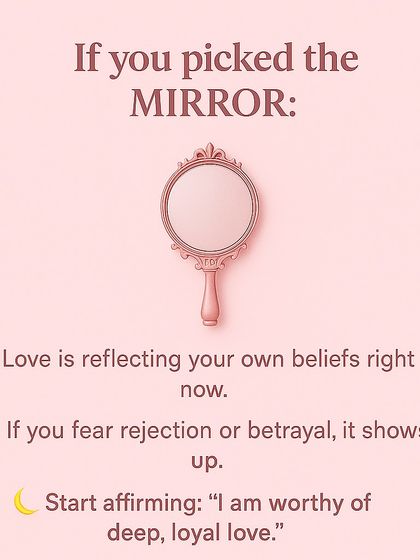 What do you need to know about your love journey right now? Choose a symbol to understand if you're in a phase of transformation, if your beliefs are being mirrored, or if your patience is about to be rewarded.