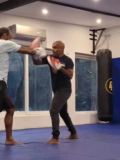 This is what our personal training looks like. Focused, one-on-one striking drills with a coach, providing real-time feedback to sharpen your technique. It's all about you and your improvement.