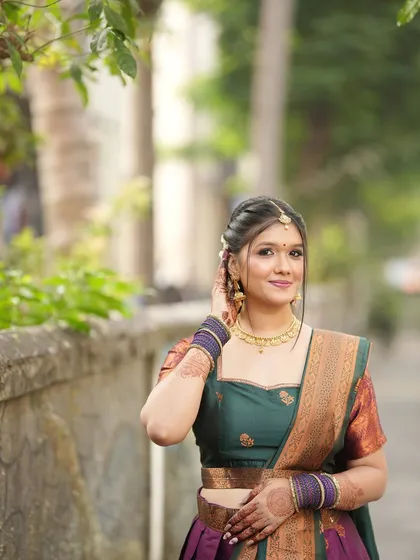 Another beautiful shot of this client, highlighting her features and the traditional jewelry.