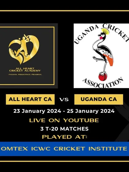 We are set to take on the Uganda National Team in a 3-match T20 series. A great opportunity for our players to test themselves against international competition.