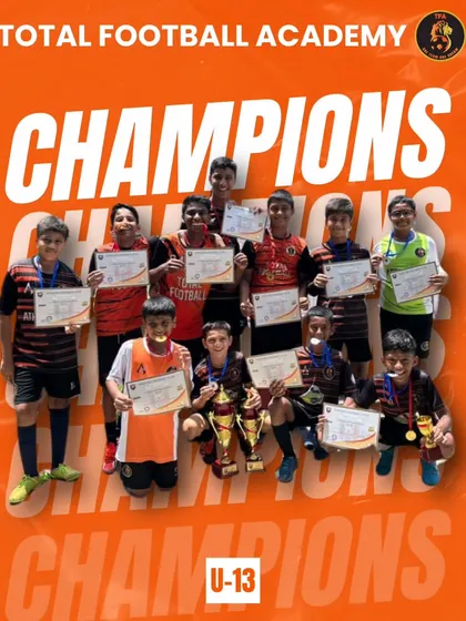 Our U13 team joins the winners' circle at the Dazzlers Futsal Cup 2024, showcasing the depth of talent across our academy.