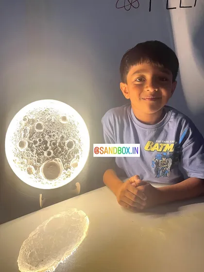 The fun doesn't stop when the party ends. With my DIY Moon Lamp kit, kids get to craft their very own glowing moon, complete with realistic craters. It's a wonderful party favor that lets them take a piece of the science magic home.