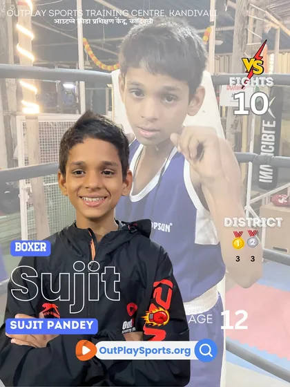 Sujit Pandey, a promising 12-year-old talent with multiple district medals. He proves that age is just a number when it comes to determination.