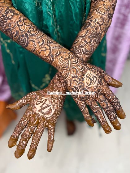 A different angle of the 'A' and 'Z' initial design, showing how the elements are balanced.