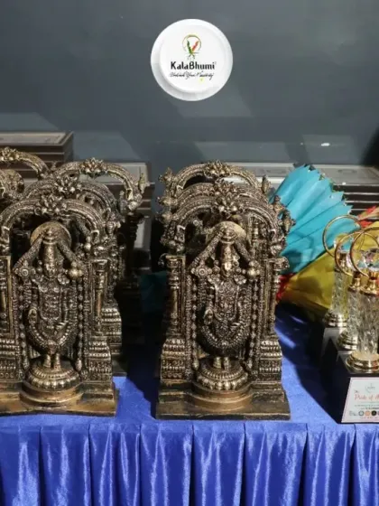 The beautiful trophies and mementos for our award winners at "The Pride of India" ceremony.