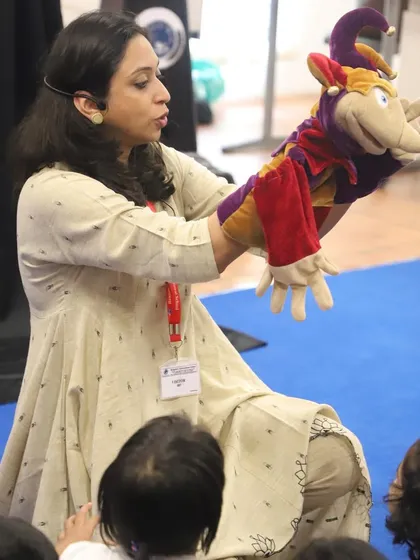 More moments from my travels to schools across the country, each one a unique and joyful experience. From interactive workshops to large assembly performances, I tailor each session to the school's needs.