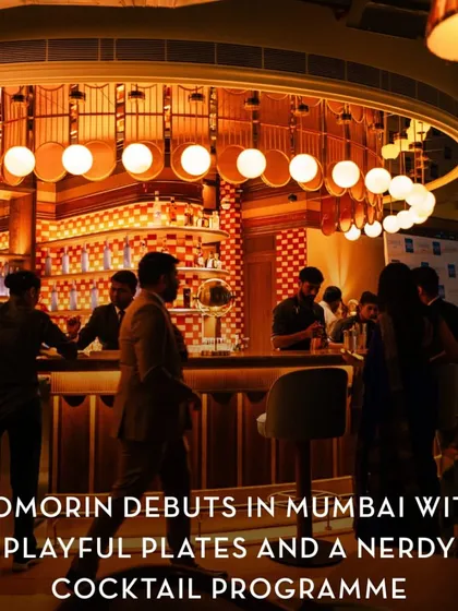 "Comorin debuts in Mumbai with playful plates and a nerdy cocktail programme." A wonderful feature from Condé Nast Traveller that captures our essence.