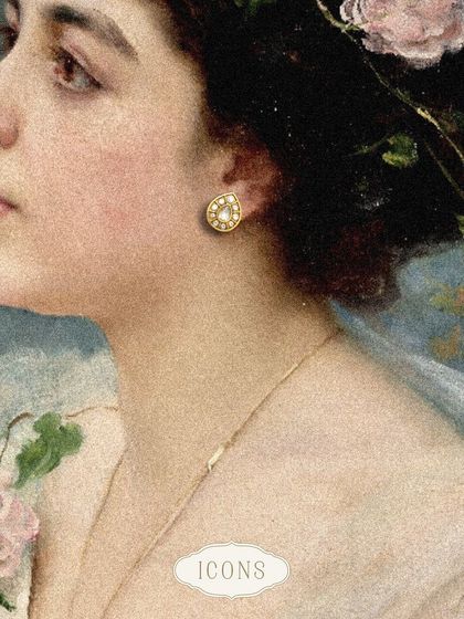 The Ariel Studs are a miniature version of the iconic Luna Necklace. These studs feature intricate details and a captivating design, making them a perfect piece of everyday luxury.