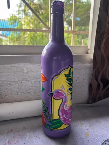 Another participant's creation from the 'Jungle Jharoka' workshop. I love seeing how everyone brings their own unique touch to the same theme.