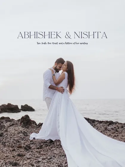 A quiet moment of love captured against the Goan coast. We focus on creating these timeless, romantic portraits that become the centerpiece of your wedding story, reflecting the unique connection you share.