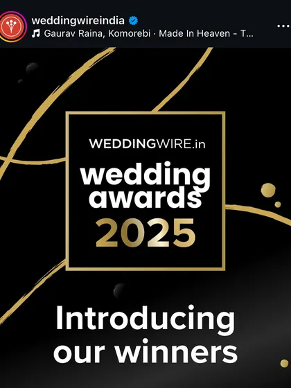 I am proud to be a winner of the WeddingWire India Wedding Awards 2025. This recognition from real couples is a testament to my dedication, professionalism, and the trust they place in me to capture their memories.