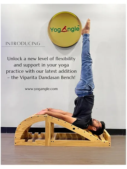 The Viparita Dandasana Bench is another new addition to our prop family. It is expertly designed to support the spine in deep backbends, helping you to unlock a new level of flexibility and openness in your practice.