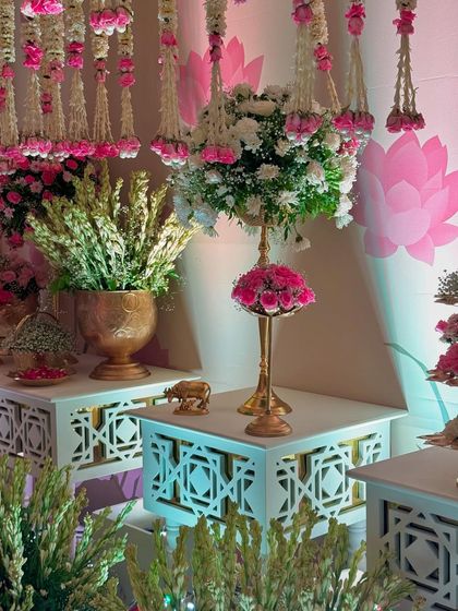 Regal Indian Traditions: A Symphony in Pink & Gold photo 100