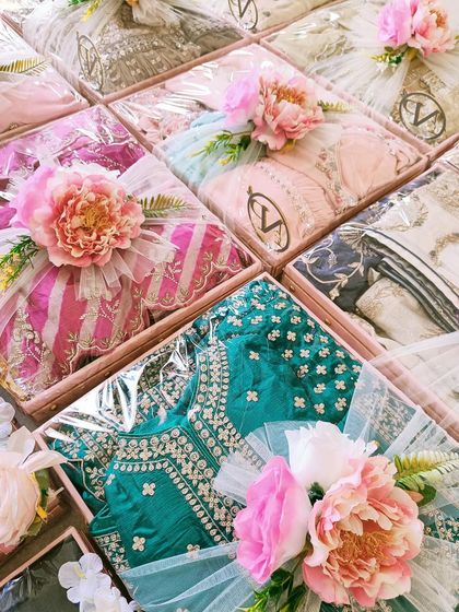 The Gift Cottage - Wedding Gifting & Favors Luxury Trousseau Packing photo 46