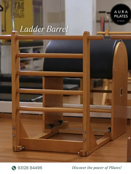 The Ladder Barrel is an amazing tool for building flexibility and improving spinal mobility. It supports your body through deep stretches and challenging exercises, helping you open up your spine and gain conscious control.